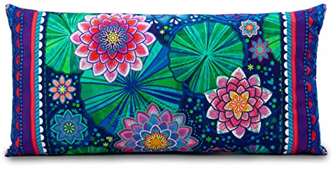 Bine Brändle - Dekokissen - Bunte Auswahl - Kissen mit Füllung - Mandalas - Bordürenliebe - Blüten - Blätter - Seerosenteich - Unterwasserwelt - Herzen - Monster - Regenbogen