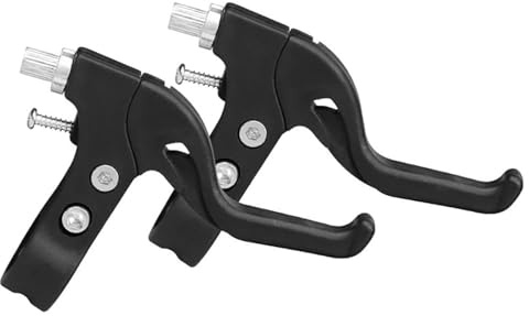 1 Paar Bremshebel Kinder Fahrrad, Fahrrad Handgriff Lenker Bremsen, Bremshebel Kinderfahrrad, Kinder Fahrrad Ersatzteile Fahrrad Zubehör (Schwarz)