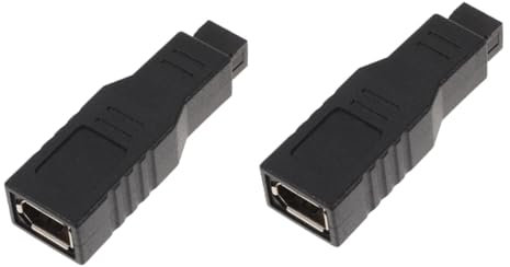 CIYODO 2 Piezas Adaptador Cable de 400 a 800 Adaptador 400 a 800 Cable Adaptador para Dispositivos Antiguos Cable Adaptador para Duros Cable fw800 Cable fw400 a fw800 AbS