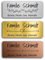 Generisch Personalisiertes Türschild/Klingelschild (1 Stk.) – Selbstklebend, Wetterfest & UV-beständig, Namensschild mit Gravur für Haustür, Briefkasten, Klingel, Made in Austria