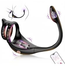Prostata Stimulation Männer mit Anfänger, Analvibratoren für Mann mit Penisring Sex Spielzeug für die Männer Paare, Analplug# für Männer Vibratorensets mit 9 Vibration, Anal Dildo Anal Plug Sex Toys