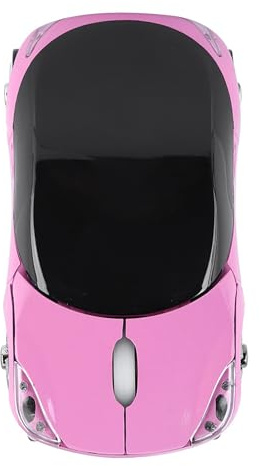 Matybobe Souris Optique sans Fil 2.4G, Transmission Stable 1600DPI, pour Mac/Gaming Office (Rose)