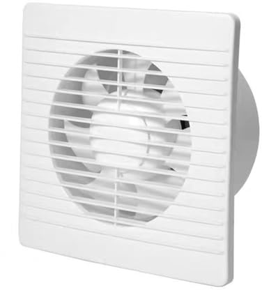 Avgasfläkt, 4/6/8 Tums Ventilationsfläkt Anti-myggdesign Luftventil Fönster Väggfläkt Höghastighets Kök Badrum Kyckling/Ank Coop för växthus, källare(4 in)