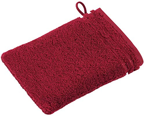 Vossen Calypso Feeling Waschhandschuh 22 x 16 cm Rubin