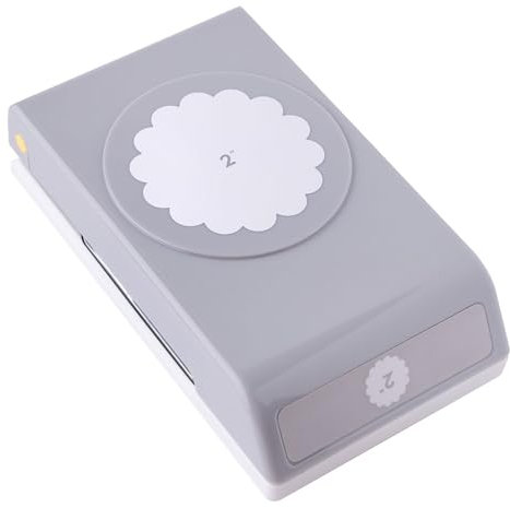 EK Success EKSuccess - 2 Inch Scallop Circle Large Punch, Grey