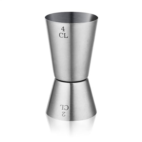 Cocktail doppi standard Jigger grado Cocktail con l'acciaio laurea al nichel-cromo Capacità: 2 cl / cl 4