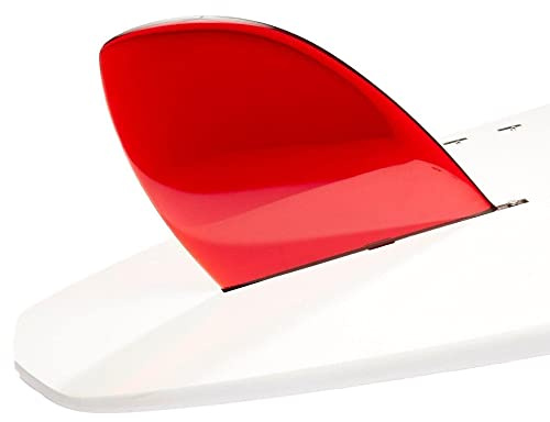 DORSAL Rudder Surf Fins for SUP Longboard Surfboard Center D-Fin 8.5 Red