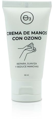 OZONO D'OR - Handcreme für rissige Hände 100% natürliche und biologische Ozon | Handcreme für sehr trockene Hände mit ozonisiertem Olivenöl. | 50 ml