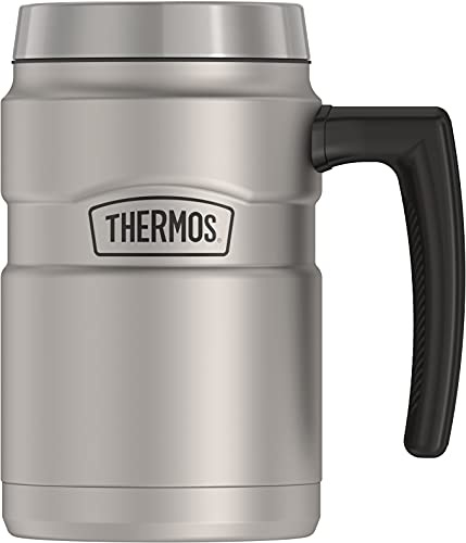 Thermos Tazza da caffè Inox, 16 Once scrivania, Inossidabile, Acciaio Opaco