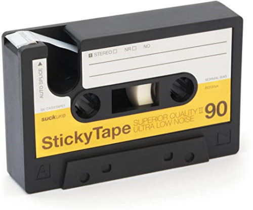 Suck UK Dispenser per nastro adesivo retrò, accessori da scrivania personalizzabili, dispenser per nastro biadesivo, accessori per ufficio, supporto per nastro adesivo