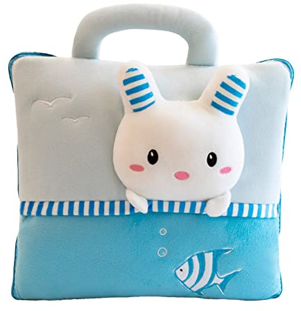 JS MOLD 2 in 1 Plüsch Kissen/Decke Reisedecke mit Tierdruck und Kissen Set Sofadecke Dekorative Decke Kuscheldecke für Nickerchen im Büro, Autofahrten, multifunktionale Kissendecken (1)