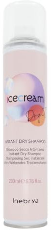 Inebrya Ice Cream Dry-T Shampoo Secco Istantaneo, 200 ml