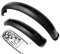 Fat Bike Schutzblech-Set vorne und hinten für Fat Tire Bike Wings Full Coverage Set (50,8 cm) (schwarz)