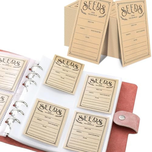 100Pcs Seed Storage Envelopes - Self Sealing Organizers for Garden, Saving Envelopes, Box, Collection Binder, and Organization. Ideal Saver Packets Every Gardener. (2023JINGEGE-0115)