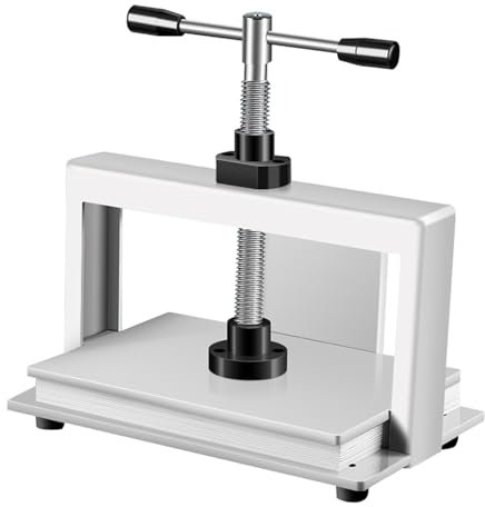 DOZPAL Buchbindepresse, A4/A3-Papier-/Rechnungsglättmaschine für Büro, Organisation und Aufbewahrung von Bankdokumenten,A3