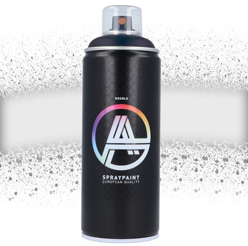Double A Spraypaint Sprühdose 400ml Sprühfarbe Acryllack Sprühlack matt hochdeckend DIY Kunststoff Metall Möbel Deko (DA-3002 Transparent White)
