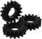 vhbw 3x Ritzel kompatibel mit Briggs & Stratton 28, 25, 40, 31, 44, 17, 22, 19 Motor für Rasenmäher - 4 cm Zahnrad, 16 Zähne