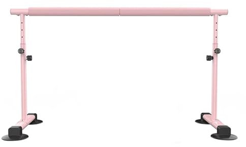 Ballettstange Tragbare Ballettstange Aus Stahl Für Erwachsene Zu Hause, Höhenverstellbare Ballettstange Mit 7 Geschwindigkeiten, Freistehende Tanzstange Für Stretch-Balance-Tanztraining(100cm/3.28ft)