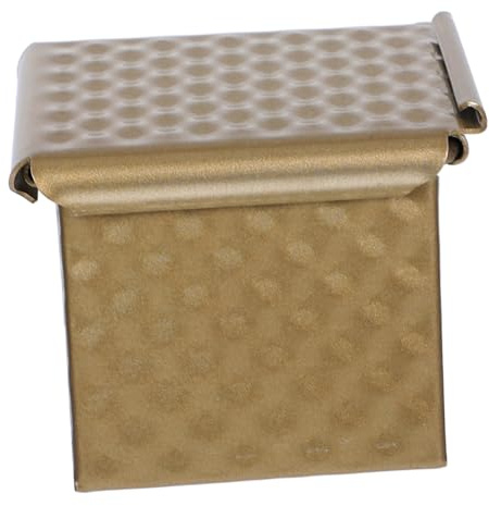 OFFSCH Molde para Hornear Pan Cuadrado de Aluminio con Tapa Antiadherente y Reutilizable Molde de Cocina Práctico para Tostas y Bizcochos Caseros