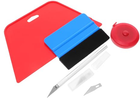 DECORNIJIA Kit De Papel Tapiz Herramientas Para Esmaltado De Automóviles Escobilla De Goma Para Película De Coche Kit De Tintado De Ventanas De Coche Escobilla De Goma Para Envoltura