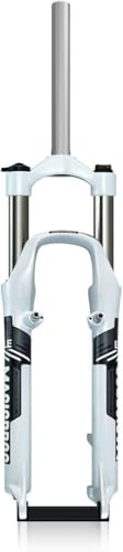 Caimcie 26 MTB-Gabel 1 1/8 V-Bremse/Scheibe Luftdruckdämpfung Fahrradgabel Aluminiumlegierung Schulterkontrolle F