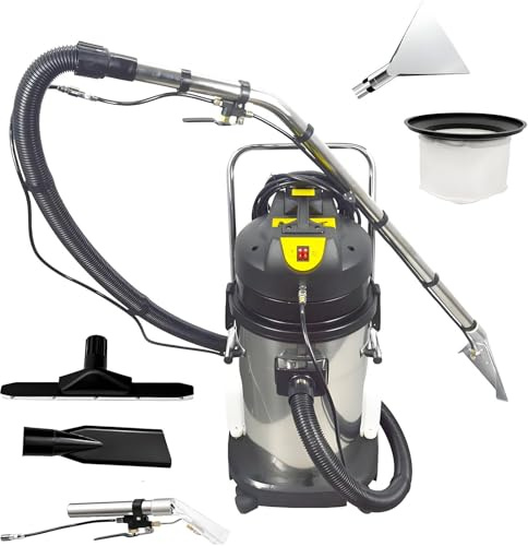 PioMue Machine de Lavage aspirateur extracteur, extracteur Portable pour Le Nettoyage de Voitures, Nettoyeur de Tapis Professionnel 3 en 1, 1034 W - Puissance de Nettoyage maximale 40L/10.56gal