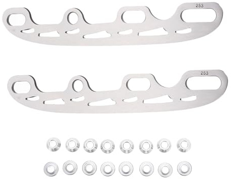 JOINPAYA Cuchillas para Zapatos de Patinaje Acero Inoxidable Diseño Práctico y Bordes Resistentes Repuestos Duraderos para Patinaje en Línea y Hielo