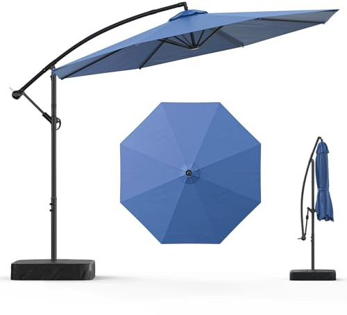 SUNYRISY Ampelschirm 300 cm Sonnenschirm mit Ständer für Garten