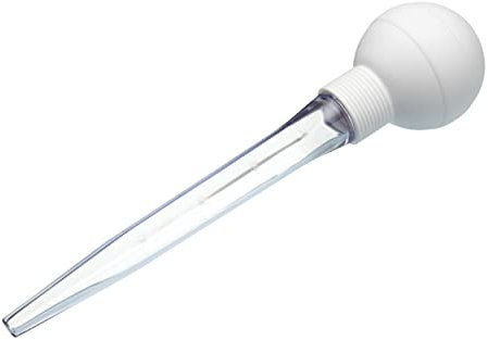 KitchenCraft Turkey Baster, Acrylic, Essential Kitchen Gadget for Roasting, 29 cm