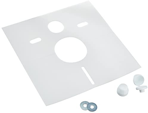 Sanit Soundproofing Kit for Wall-Hung Toilets and Bidets, Set of 1, White, 16.002.00 0000