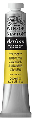 Winsor & Newton 1537119 Artisan wassermischbare Ölfarbe, hohe Pigmentkonzentration, gute Deckkraft & Lichtechtheit - 200ml Tube, Kadmium Gelb hell Farbton