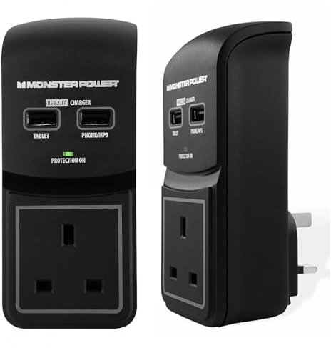 Monster Power Core 100 USB - UK - surge protector with USB