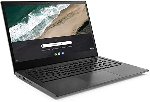 Lenovo Chromebook S345, 14,0 FHD (1920 x 1080), processore AMD A6-9220C, 4GB DDR4 RAM, 32GB SSD, AMD Radeon R5, Chrome OS, Fino a 10 ore di durata della batteria, 81WX0001US, grigio platino
