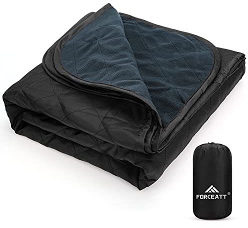 Forceatt Camping Blanket, 79 X 57 Large Outdoor Blanket, Sandproof, Waterproof for Outdoor Festivals, Beaches, Picnics, Stadium，Camping, Parks, Hiking, Travel, Family Suitable for 4 Seasons.