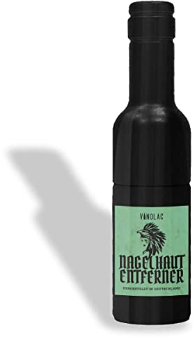 VINOLAC Nagelhautentferner veganer Nagellack in Wein-Flasche - Farblack für Maniküre, Nageldesign & Beauty Geschenk für Frauen - Made in Germany (15 Free Nail Polish, vegan, farbintensiv)