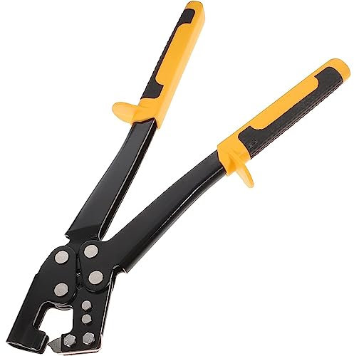 Steel Stud Crimper,Hand Keel Metal Punch Lock Drywall Hand Tool, High Strength & Effort,Light Steel Keel Fixed Punching Pliers Convenient for Construction in Houses,Offices,Wall Thickness of 0.5-0.8MM