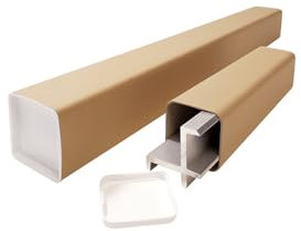 ratioform | Versandhülse | quadratisch | VE 10 Stk | Innen-LxBxH 860 x 80 x 80 mm | A0