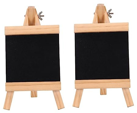STOBOK 2pezzi Lavagna Decorativa Lavagna Da Tavolo Cartello Per Camera Da Letto Soggiorno Cucina Giardino Feste Matrimoni Eventi Festivi Per Lasciare Messaggi Disegnare Immagini e Fumetti