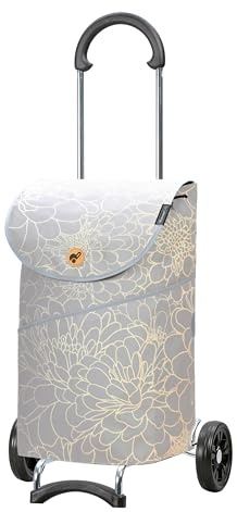 ANDERSEN Einkaufstrolley - Scala Shopper Mix A26 | mit Flüsterrädern, klappbar, aus Stahl, bis 40 kg - Tasche Limited Edition, Seitenfach, Innenfach, 46 L