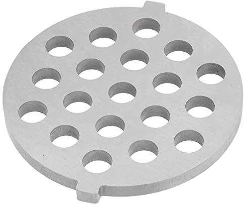 Haofy Disco Piastra Tritacarne, Disco Piastra Lama in Acciaio Inossidabile da 8 Mm Sostituzione Coltello Piastra per Tritacarne, 2,8x2,6x0,2 Pollici