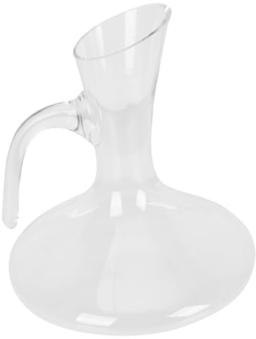COLLBATH Weinkaraffe Aus Glaskaraffe Zum Dekantieren Weinkrug Mit Ausgießer Für Rotwein Whisky Spirituosenteiler Praktisch Für Serving Und Aufbewahrung