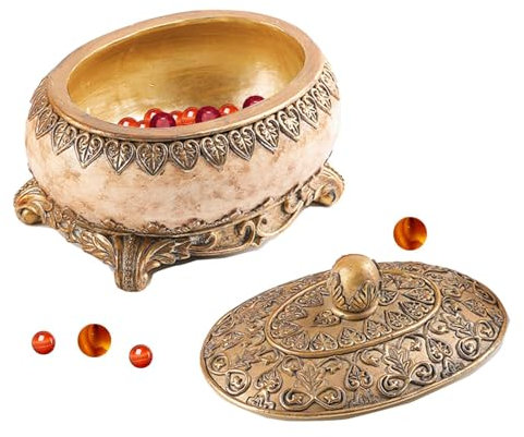Vintage-Ring-Box – ausgefallene ovale Schmuckschatulle für Damen, Rosenkranz-Box, Vintage-Hochzeitsdekoration, goldene Ringboxen, Hochzeitsringetui, europäischer Vintage-Schmuck-Organizer für Mädchen