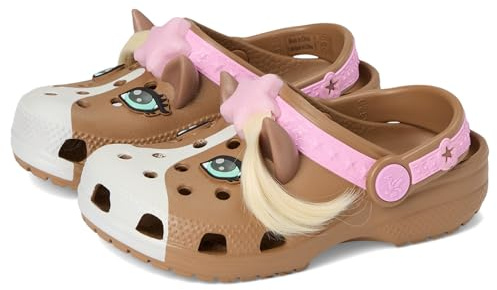 Crocs Classic IAM Horse Clog T, Zoccoli Unisex - Bambini e Ragazzi, Cioccolato, 27/28 EU