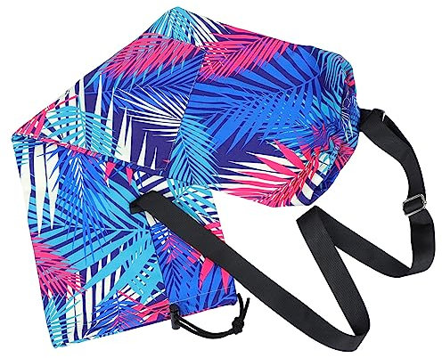 GALPADA Canvas Yogatasche Für Yogamatte Mit Kordelzug Strapazierfähige Bedruckte Yoga-Matte Aufbewahrungstasche Praktische Umhängetasche Für Einfache Handhabung Und Transport