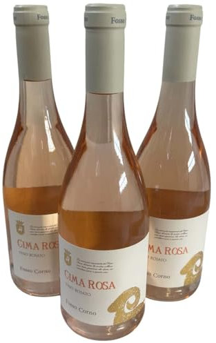 CIMA ROSA Cerasuolo d’Abruzzo DOC 2024, Fosso Corno, Roséwein aus Italien, 750ml, 3er-Set