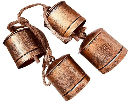 ERINGOGO Kuhglocke aus Metall mit Klarer Klangqualität für Outdoor Aktivitäten Robuste und Langlebige Tierglocke Rinder und Schafe Vielseitig Einsetzbar