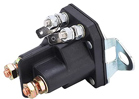 Cryfokt Relais Solénoïde de Démarreur de Remplacement pour Tracteur / – Composant Moteur Professionnel pour Tondeuse à Gazon – Compatible avec/AYP/Grasshopper – Métal + Matériau ABS