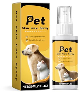 GNAUMORE Pet Wound and Skincare Spray,Healing Spray for Animals,Favorise La Cicatrisation des Plaies,pour Chats Et Chiens,30ML*1PC