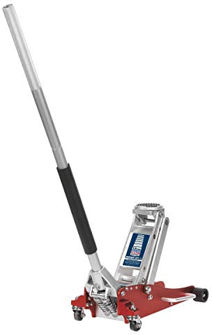 Sealey RJA1550 domkraft, låg registrerad ingång, aluminium domkraft, 1,5 t, lyftvagn