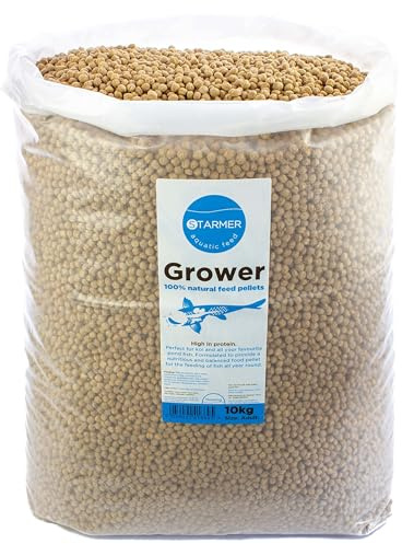 Koi carp 30% protein GROWER pond feed all natural pellets (Adult size) 10kg